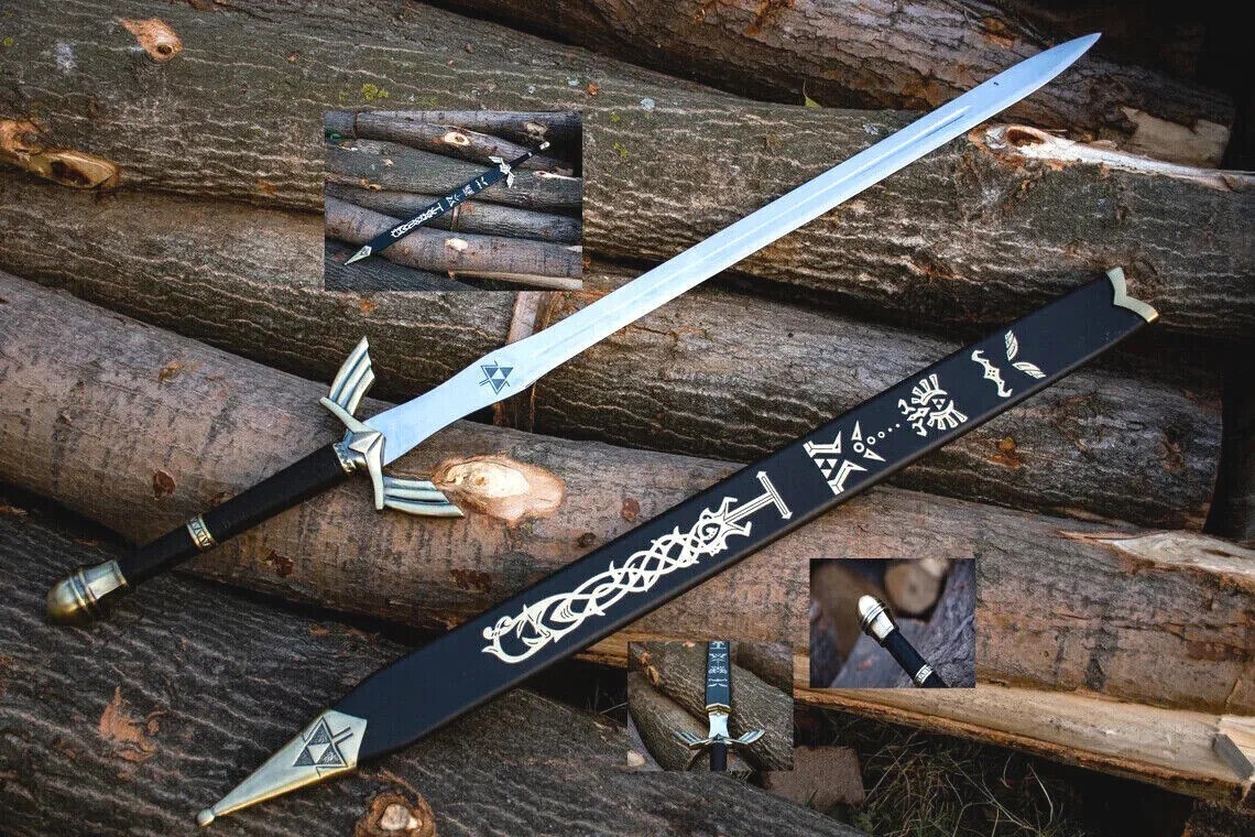 Legend of Zelda Master Sword SHARP 1045 Carbon Steel REPLICA