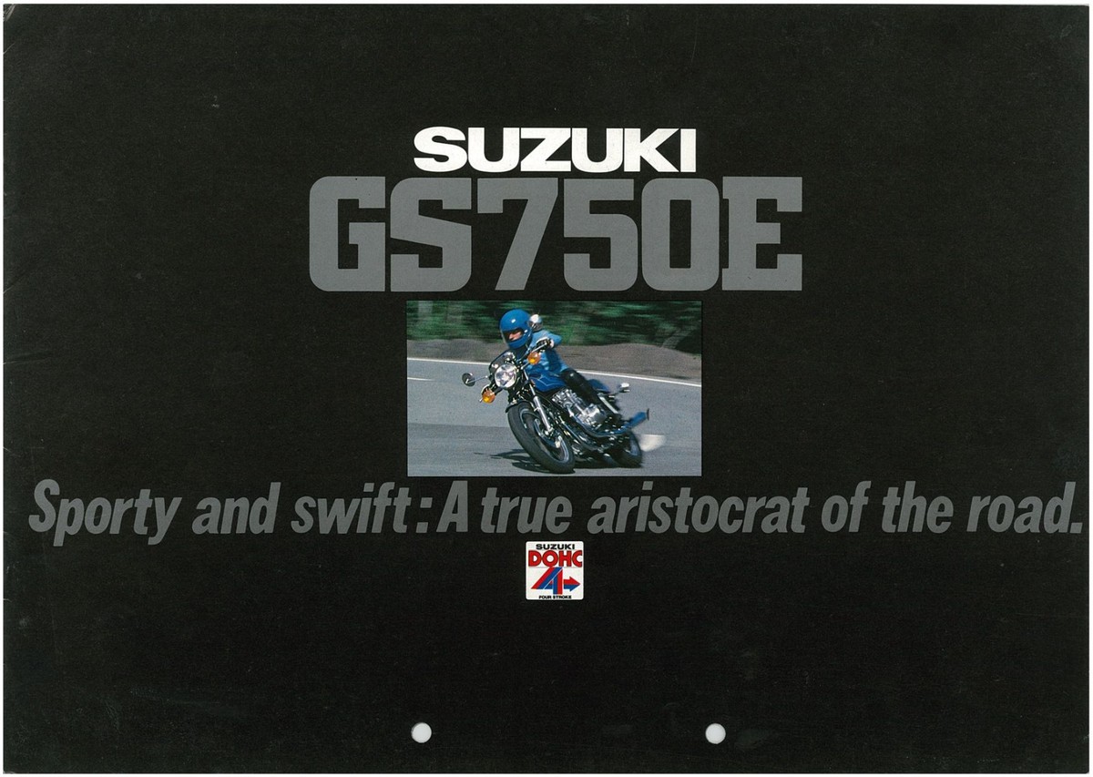 SUZUKI Brochure GS750 GS750E 1979 Sales Catalog Catalogue REPRO | eBay