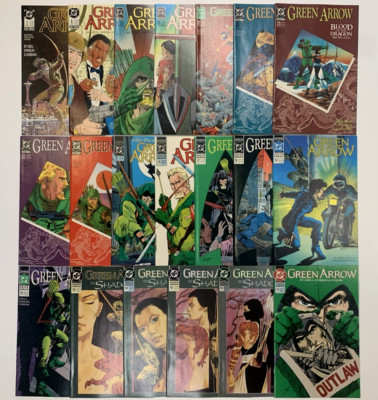 20 comic lot GREEN ARROW between #1-79, high grade comics, DC