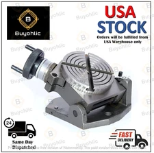 Horizontal Vertical 4" Inch II 100 mm Rotary Milling Table (USA)