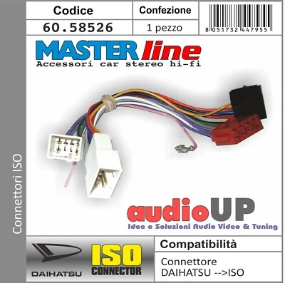 Connecteur Radio D Origine Verso 2004 À 2009 Adaptateur Radio ISO Corolla - Photo 1/2
