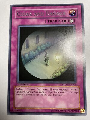 Cloak and Dagger - STON-EN059 - Rare NM Strike of Neos Yugioh 2B3