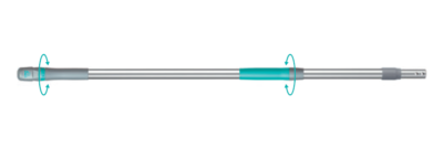 TTS Teleskop-Alustiel Ergonomisch – 97–184 Cm, Für Klapphalter Mit 23 Mm Loch, Grün