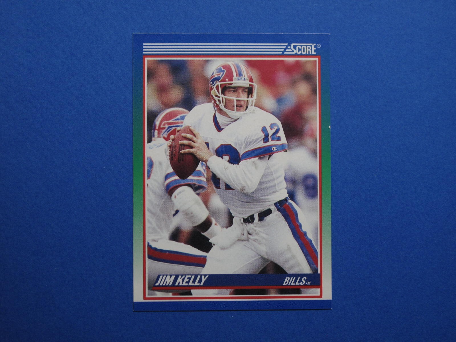 1990 Score #34 Jim Kelly Hall of Fame QB Football Card