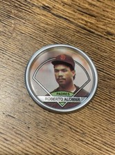 Topps Baseball Coins 1990 Roberto Alomar  #37 San Diego Padres Silver