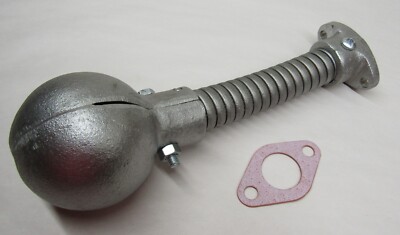 Maytag Gas Engine Motor Model 92 Single Repro Ball Muffler Cast Aluminum