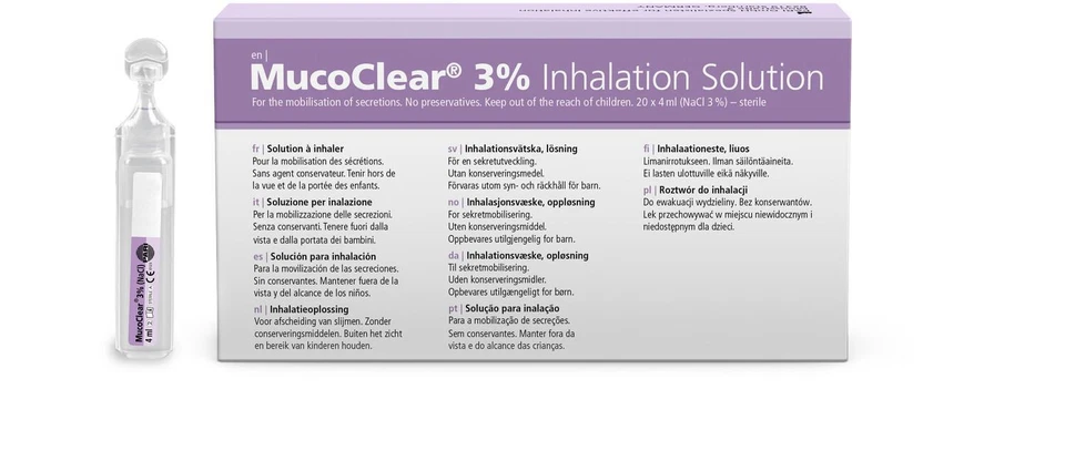 Pari MucoClear 3% Kochsalz Inhalationslösung 4ml Ampullen (x20) - Bild 1 von 1