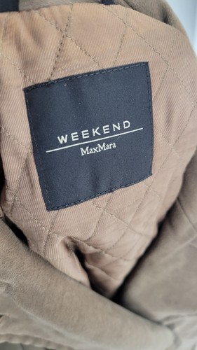 Max Mara Weekend Womens Cotton Brown Double Breasted PeaCoat 6 - Picture 5 of 7