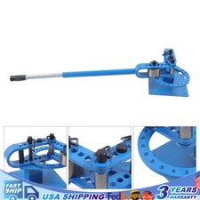 Premium Pipe Tube Bender Inch Manual Tube Bender W/ 7 Dies Tubing Metal