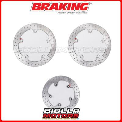 SATZ BREMSSCHEIBEN BRAKING BMW R 1250 GS ADVENTURE 1250 2019 - 2022 VORNE + PO