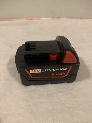 Power Tool Battery For Milwankee Model: WK18 Lithium Li Ion 18v 6000mah/108wh