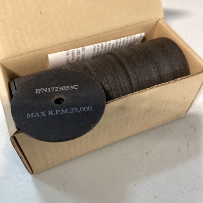 box of 50 Dorman 3 x1/8 x3/8  arbor #08518 cut off wheels 25,000 max rpm