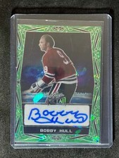 2024 Leaf Metal Hockey Legends Auto Crystal Green Bobby Hull 4/5
