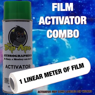 GALAXY 5 STARS DIP APE ACTIVATOR FILM COMBO HYDROGRAPHIC WATER TRANSFER