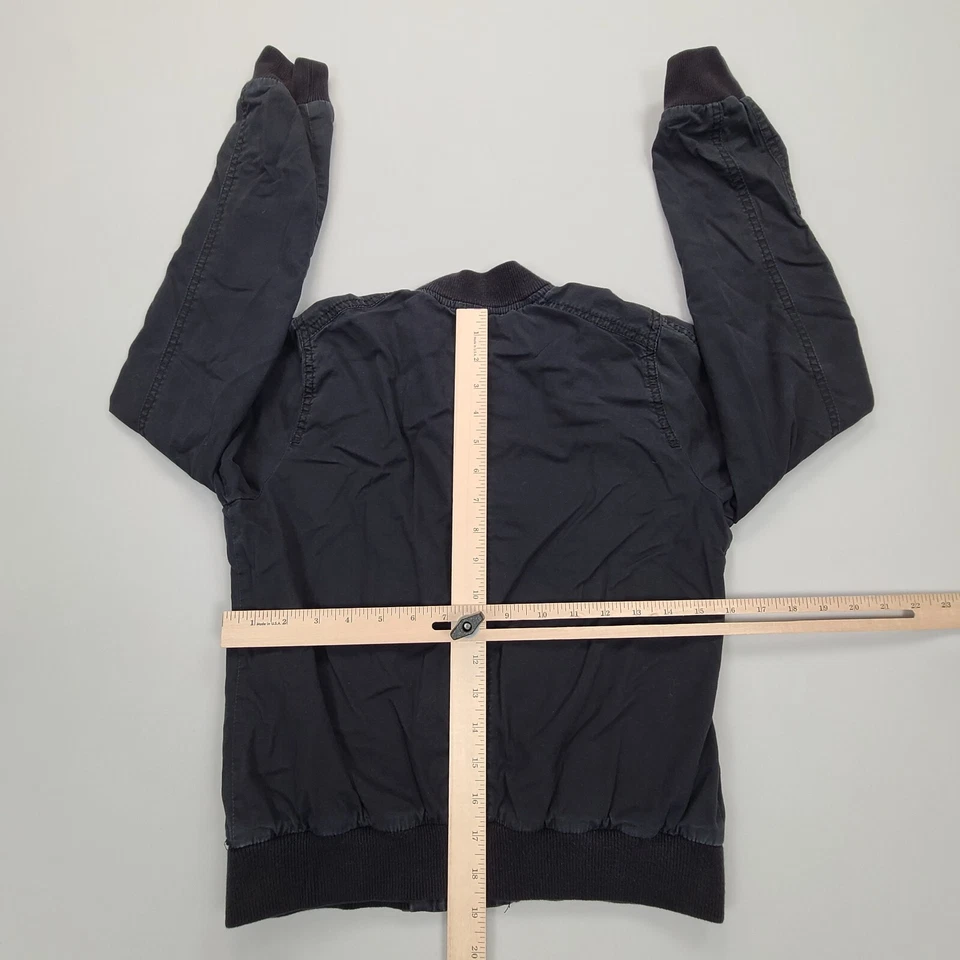 Hollister Jacket Girls Small Black Zip Comfort Casual Outdoors Stylish Teen Kids - Image 3 of 4