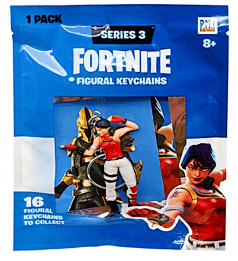X1 Fortnite Characters Keychain Series 3 Blind Bag Party Filler
