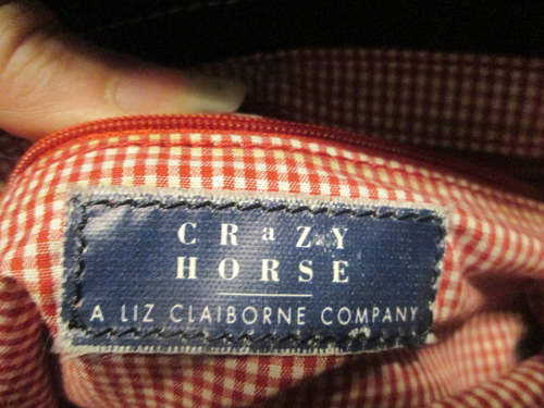 Bolso de mano Crazy Horse negro con mango superior - Imagen 4 de 7