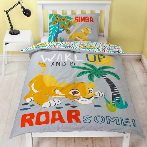 Disney Rey León Roarsome Individual Juego Funda Edredón Reversible Infantil Cama - Imagen 2 de 4