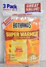 HotHands Super Hand & Body Warmers Safe Natural Heat 
