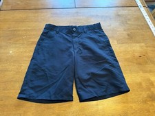 Nautica Shorts Boys Size 12 Reg Navy Blue w/ Adjustable Waist School Uniform