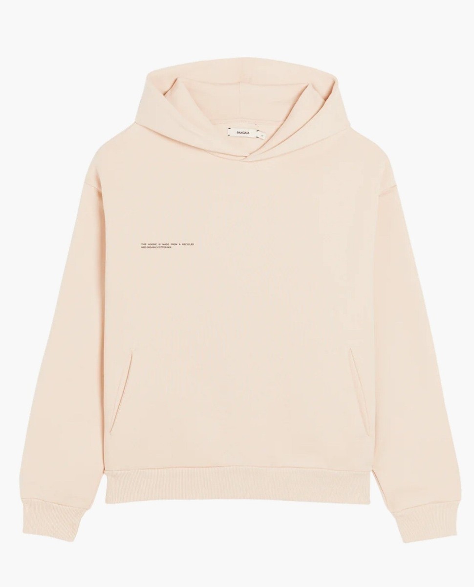 PANGAIA 365 Signature Unisex Recycled Organic Cotton Hoodie Sand, L NEW