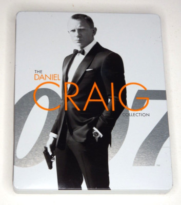 The Daniel Craig Collection (Blu-ray, Steelbook) Casino Royale/Quantum/Skyfall