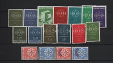 EUROPA  CEPT année complète 1959 neuf**  MNH 
