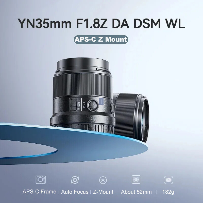YONGNUO YN35mm F1.8Z DA DSM WL APS-C Auto Focus Prime Lens