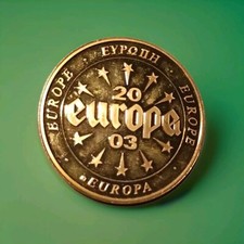 Portugal 2003, Medaille Europa, vom Escudo zum Euro
