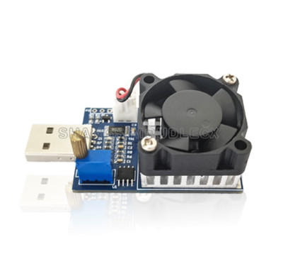 15W USB Electronic Load Tester Adjustable Constant Current Discharge Resistor
