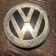 Volkswagen Vw 6h0 601 171 Oem Center Wheel Dust Hub Cap Rim Cover Black Lot 1f