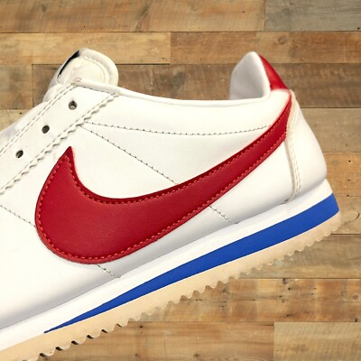 nike cortez classic red white blue