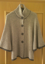 Cosy de Luciano Poncho Überwurf Strick Jacke Alpaka Wolle Polyacryl Gr.S-XL