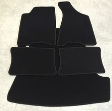 Fußmatten Autoteppich Kofferraummatte für Audi Coupe B3 schwarz 5teilig Velours