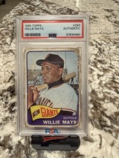 1965 Topps Willie Mays PSA Authentic