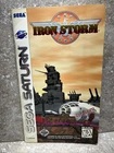 IRON STORM Manual ONLY 1996 Sega Saturn Vintage