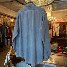 90s Vintage Double RL RRL Denim Shirt, Size XL, Excellent