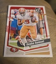 Deebo Samuel 2023 Panini Donruss Football Base Card #268 San Francisco 49ers