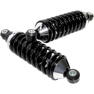 Adjustable Black Rear Street Rod Coil Over Shock SET w/400 Pound Coated Springs