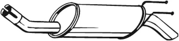Bosal Silenziatore Posteriore 148-167 - Immagine 2
