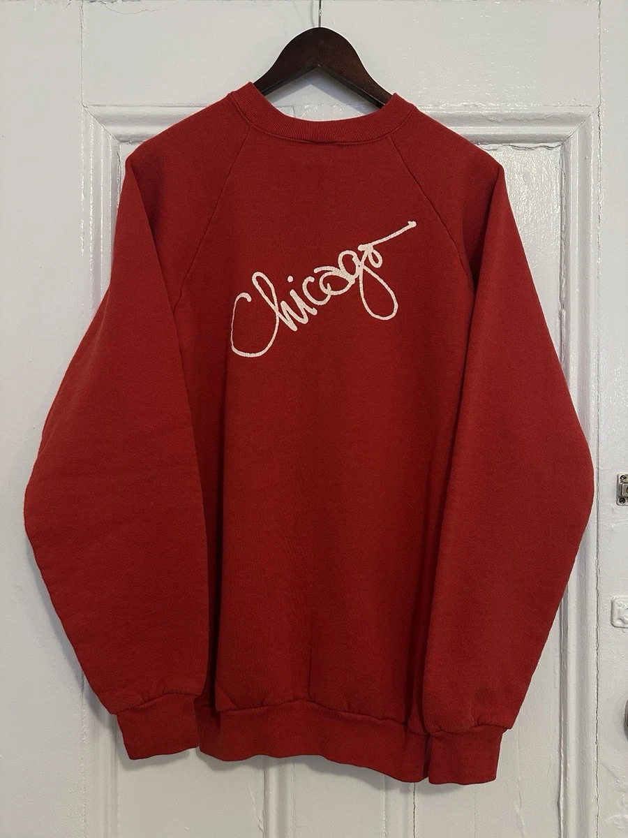 Sweat-shirt Fruit Of The Loom Col Rond Rouge XL Manches Longues 50% Coton/polyester - Neuf Sans étiquette