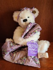 Annette Funicello Vintage SNOOZIE SUZIE Mohair Teddy Bear w/Box, pins and COA