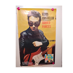 Elvis Costello Armed Forces Promo Poster Columbia Records P557 Rock & Pop