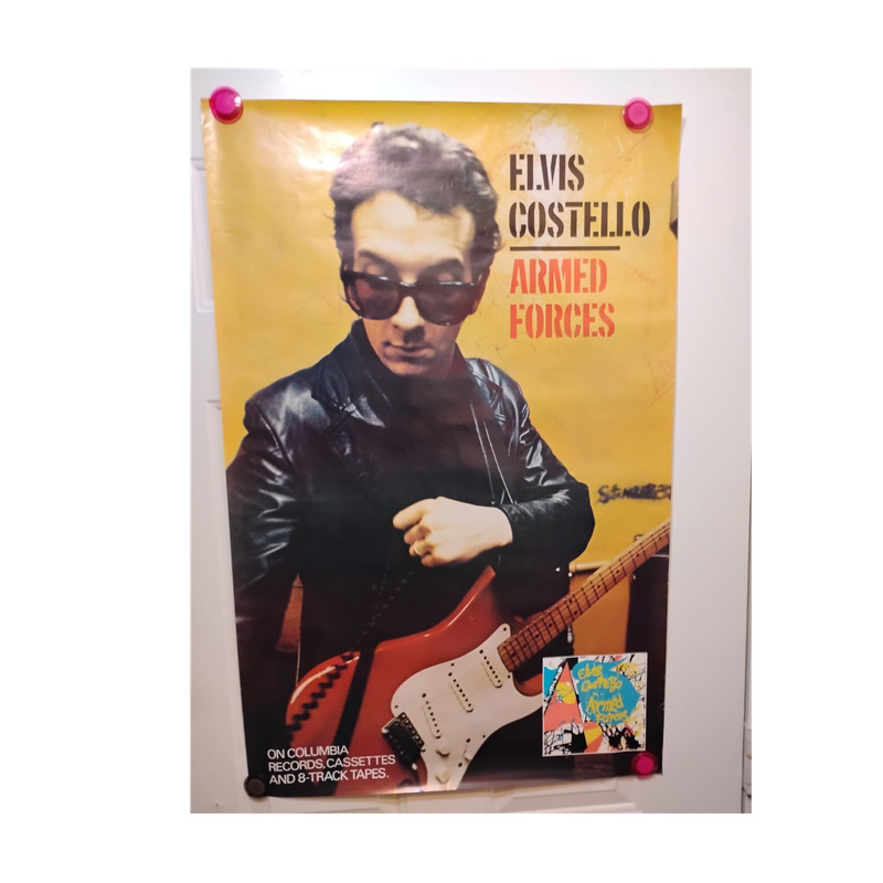 Elvis Costello Armed Forces Promo Poster Columbia Records P557 Rock & Pop