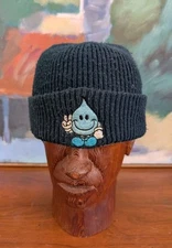 Vtg Rare 90's WORLD INDUSTRIES Wet Willy Skateboard Beanie Hat Skate Flameboy GU