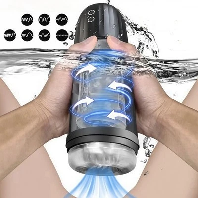 PMI Automatischer Elektrischer Masturbator 7 Rotationsmodi Vibration Herren Männer ❤