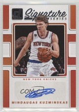 2017-18 Panini Donruss Signature Series Mindaugas Kuzminskas #SS-MK Auto 0q0