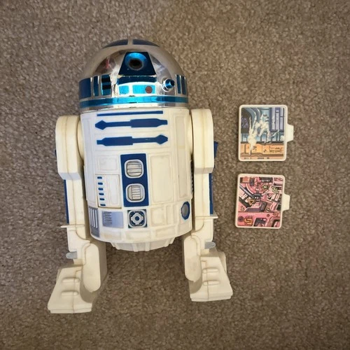 R2-D2 8" Figure w/ scratched Death Star Plans 1978 Kenner Vintage