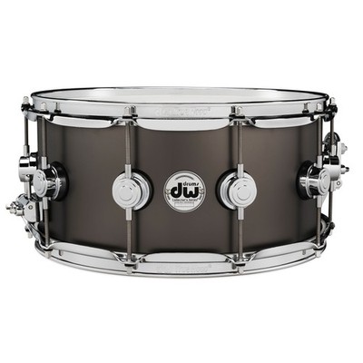 DW Collector's Series Black Nickel Over Brass 6.5x14 Snare Drum DRVB6514SVC