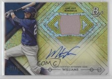 2014 Bowman Platinum Canary Diamond Refractor 11/15 Mason Williams Auto i5q